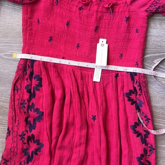 NEW Anthropologie Bonnie Smocked Midi Dress - Picture 11 of 12